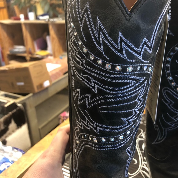 Dan post ladies custom boots black stones NWT - Picture 7 of 9